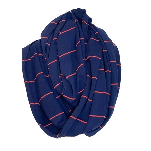 Lululemon Athletica Striped Vinyasa Scarf Blue/Red Women's One Size - Picture 11 of 11